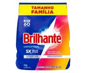 Lava-Roupas Em Pó Brilhante Roupas Brancas E Coloridas Limpeza Total  Tamanho Família 4 Kg na Amazon